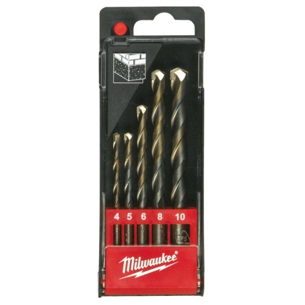 Milwaukee 5 Piece Concrete Drill Bit Set