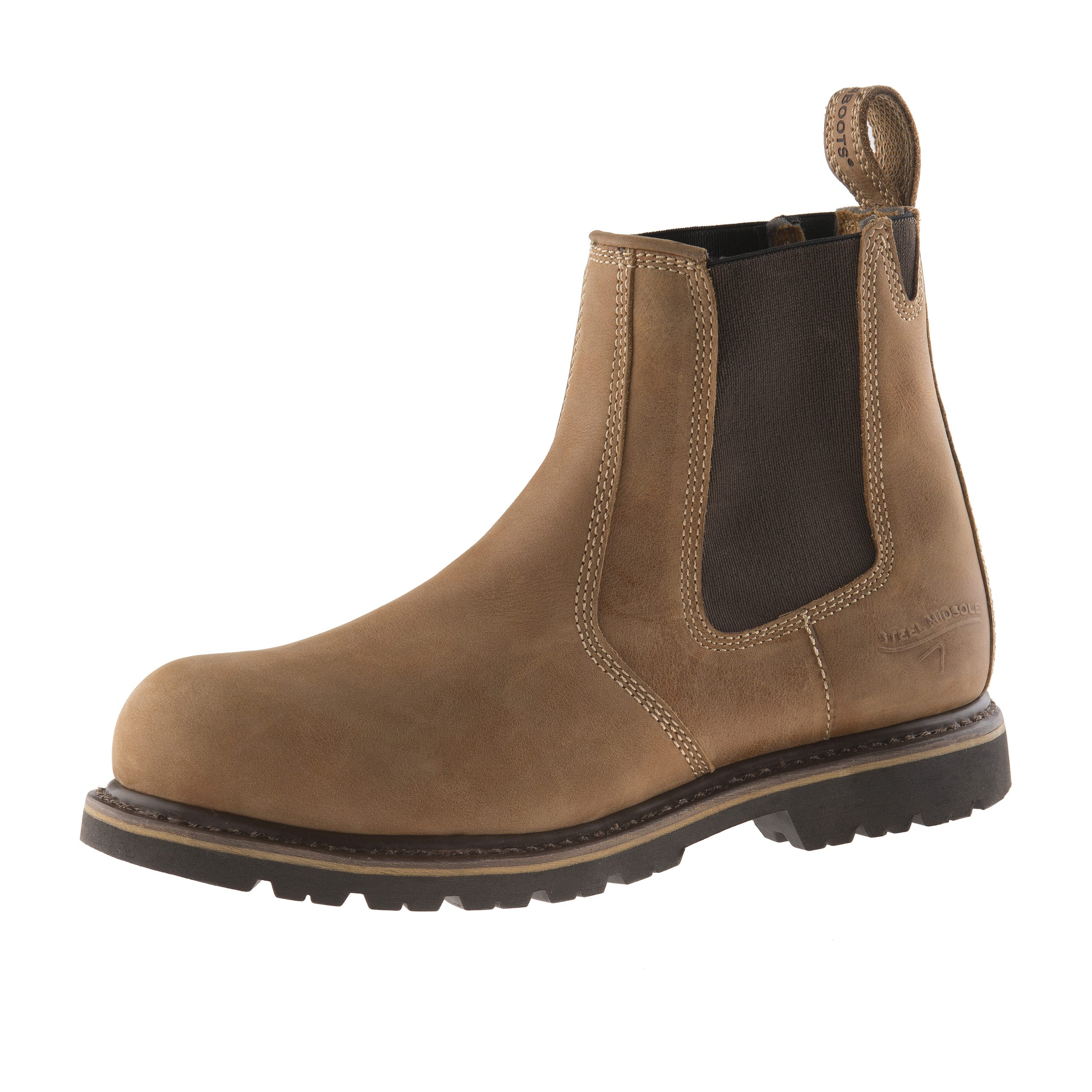 Goodyear Welted Safety Dealer Boot Chestnut