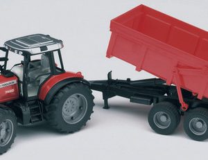 MF 7480 With Tipping Trailer (1:16 Scale)